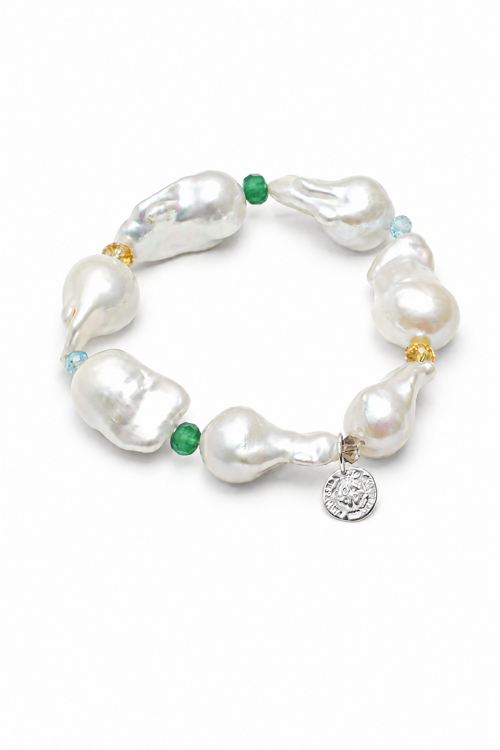 RHYTHM VINE Multi-Stone Bracelet by SITU — natural stone sterling silver jewelry