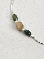 FOREST ROCK · Phantom Quartz & Moss Agate Necklace