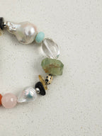 WILDERNESS ESSENCE · Green Quartz & Prehnite Bracelet