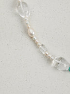 AMAZON TIDE · Amazonite & Quartz Necklace