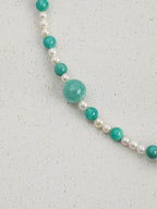 AMAZON TIDE · Amazonite & Quartz Necklace