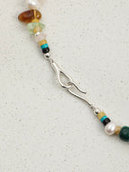 MULTIVERSE CRAG Multi-Stone Necklace — SITU mineral jewelry detail