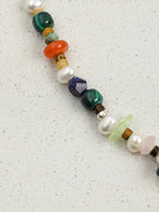 MULTIVERSE CRAG Multi-Stone Necklace — SITU mineral jewelry detail