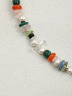 MULTIVERSE CRAG Multi-Stone Necklace — SITU mineral jewelry detail