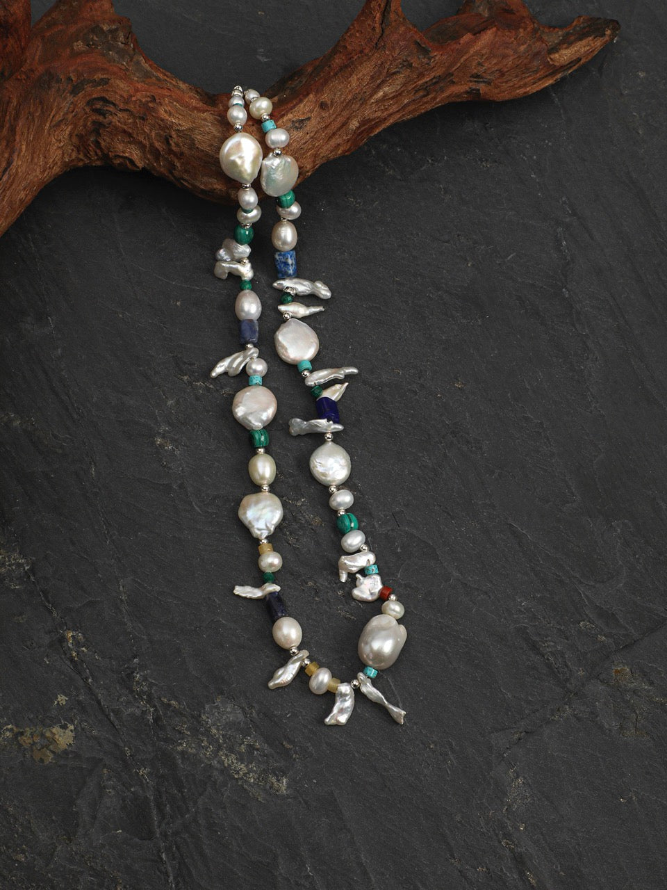 PURE TIDE Sterling Silver Necklace — SITU mineral jewelry detail
