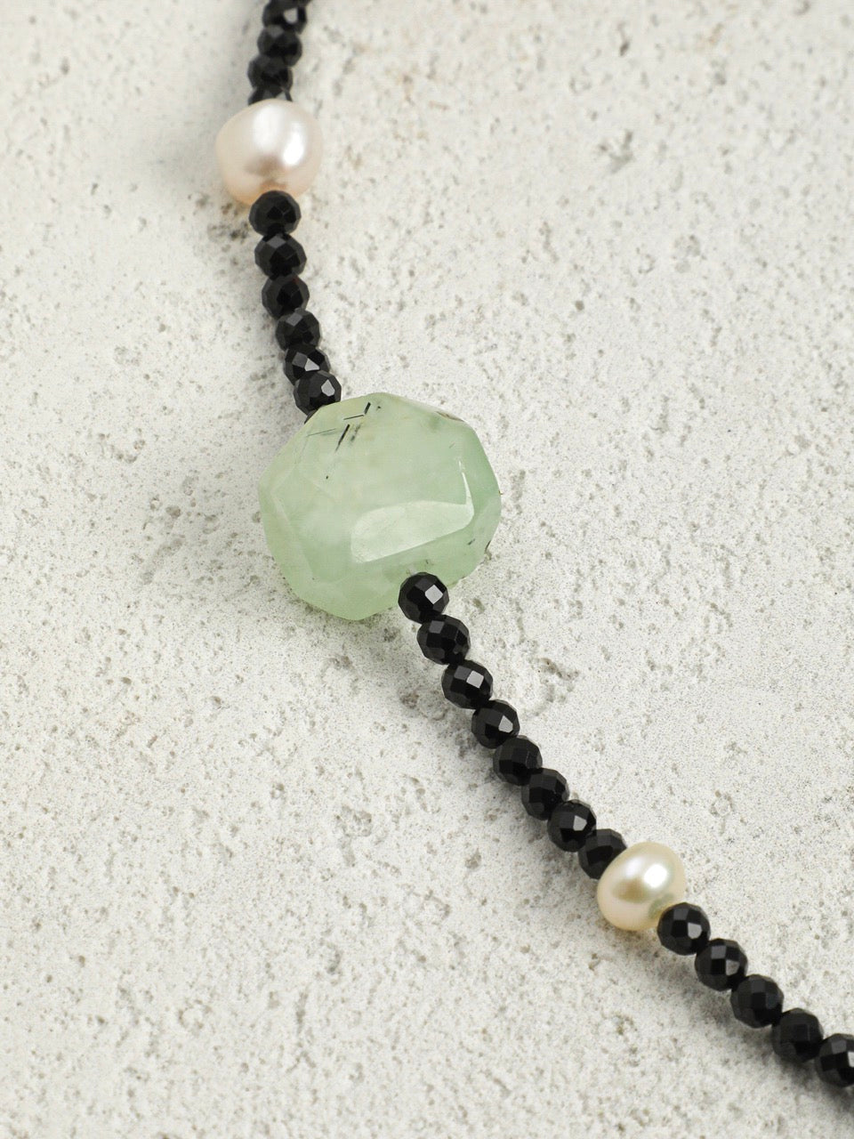 NOCTURNE TRACE · Agate & Tourmaline Necklace