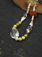 DAWN CRAG · Baroque Pearl & Citrine Necklace