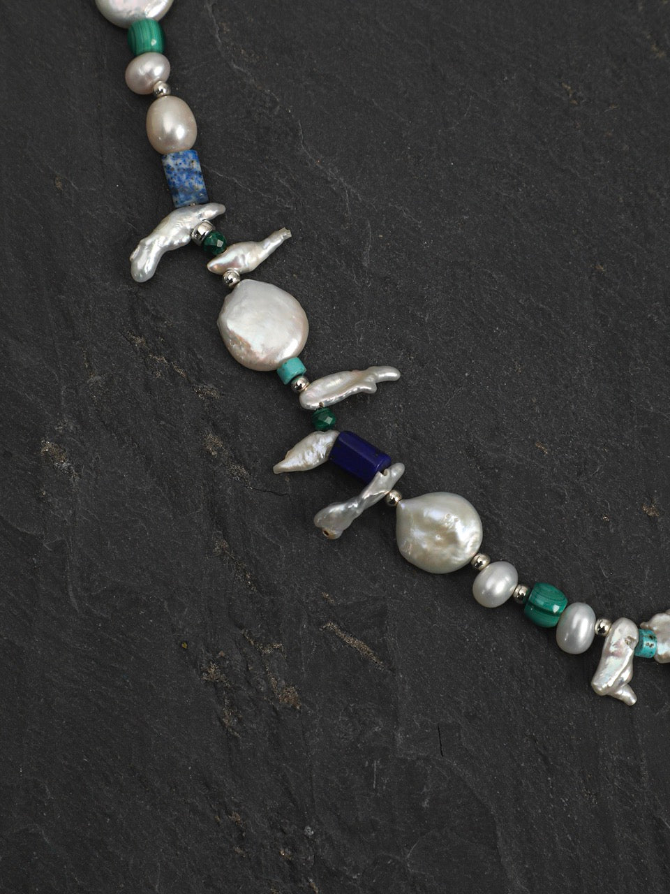 PURE TIDE Sterling Silver Necklace — SITU mineral jewelry detail