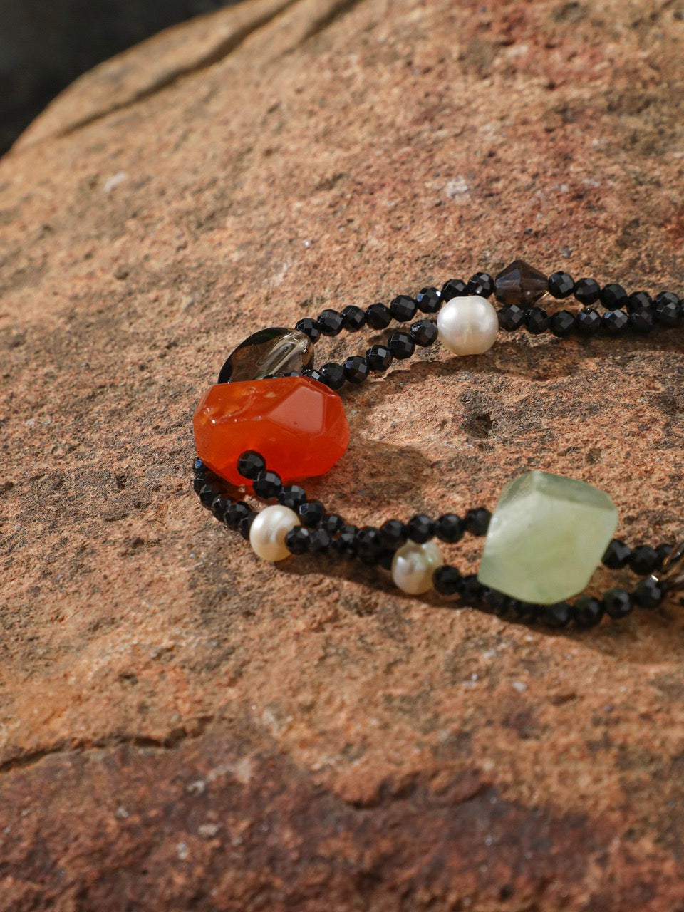 NOCTURNE TRACE · Primal Pyramid Necklace