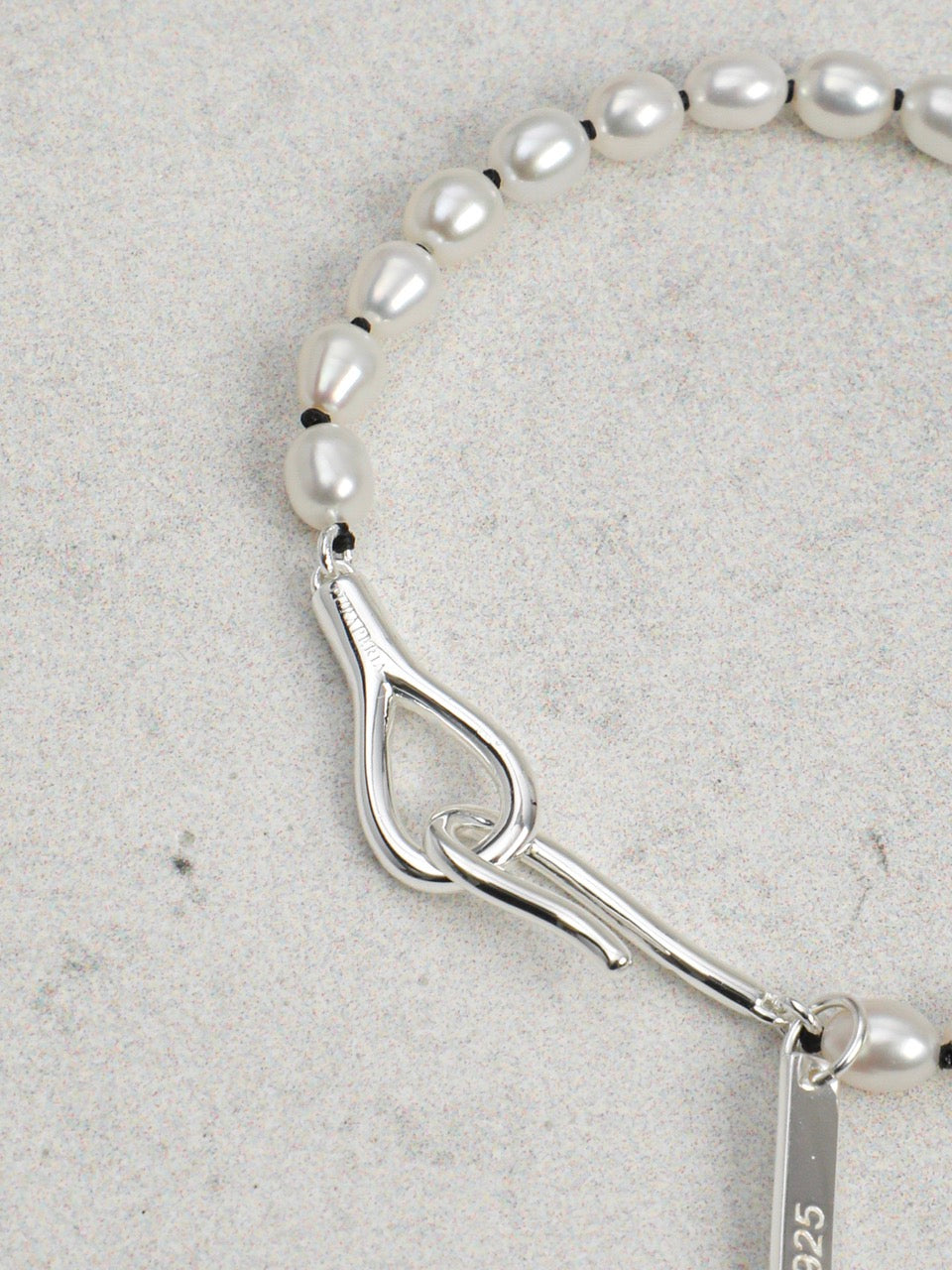 AURORA RIPPLE Pearl Strand Bracelet — SITU mineral jewelry detail