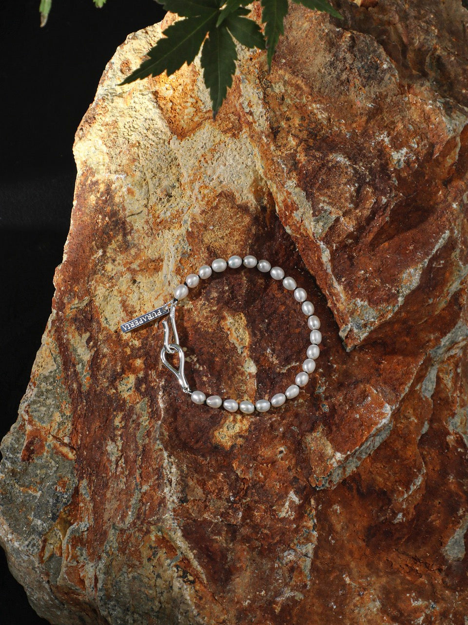 AURORA RIPPLE Pearl Strand Bracelet — SITU mineral jewelry detail