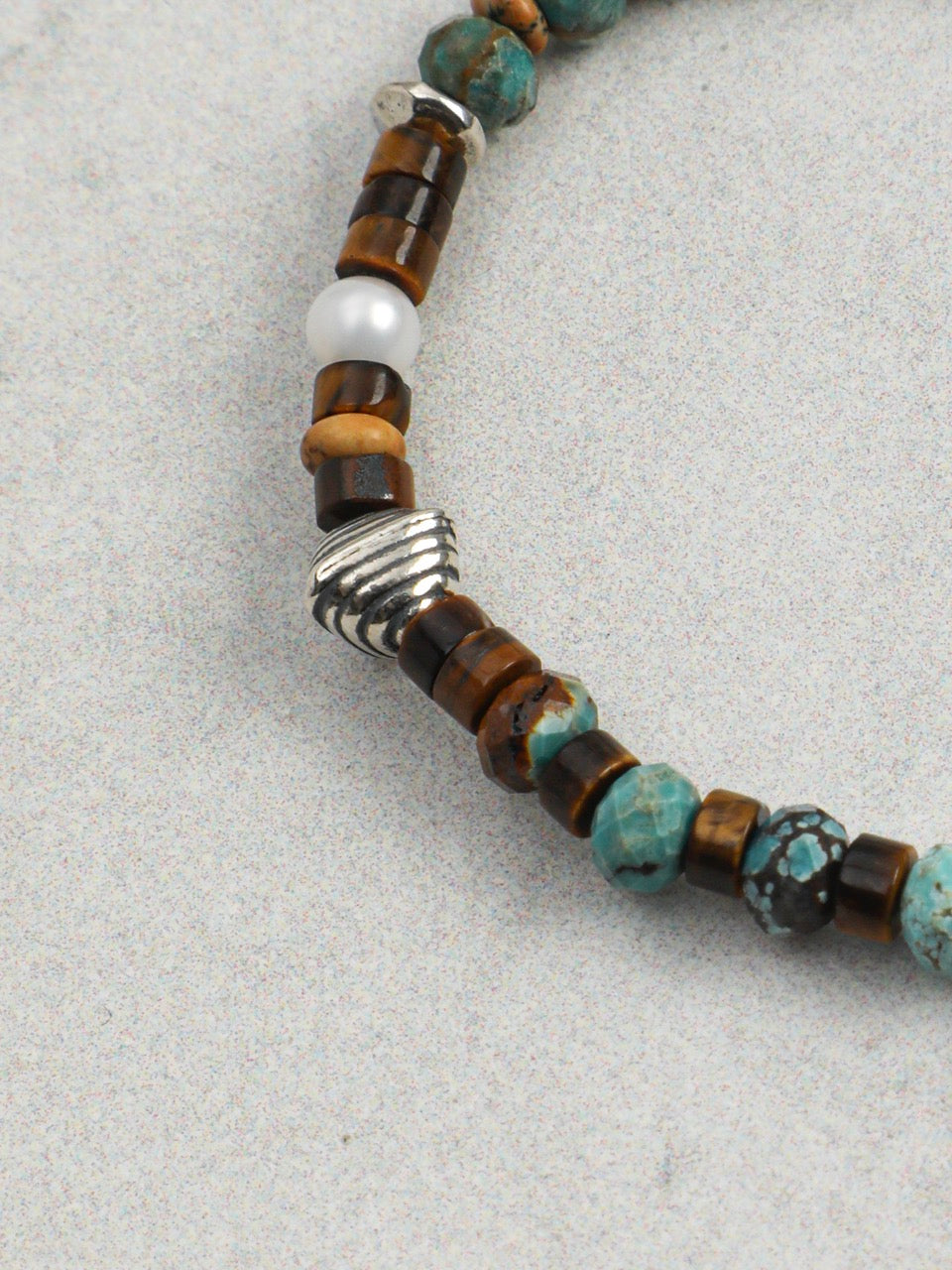 AMBER PINE Multi-Stone Bracelet — SITU mineral jewelry detail
