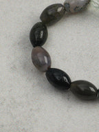 VERDANT TRACE Green Quartz & Malachite Bracelet — SITU mineral jewelry detail