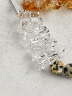 AMBER CORE Citrine & Tiger's Eye Bracelet — SITU mineral jewelry detail