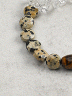 AMBER CORE Citrine & Tiger's Eye Bracelet — SITU mineral jewelry detail