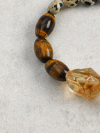 AMBER CORE Citrine & Tiger's Eye Bracelet — SITU mineral jewelry detail