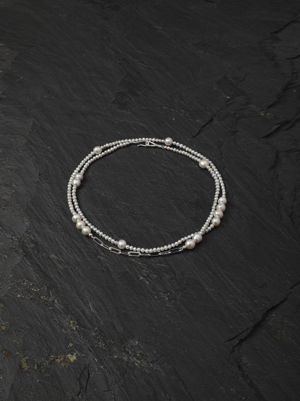 SILVER THREAD · Sterling Silver Long Necklace