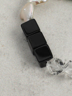 VERDANT CORE Onyx & Aventurine Bracelet — SITU mineral jewelry detail