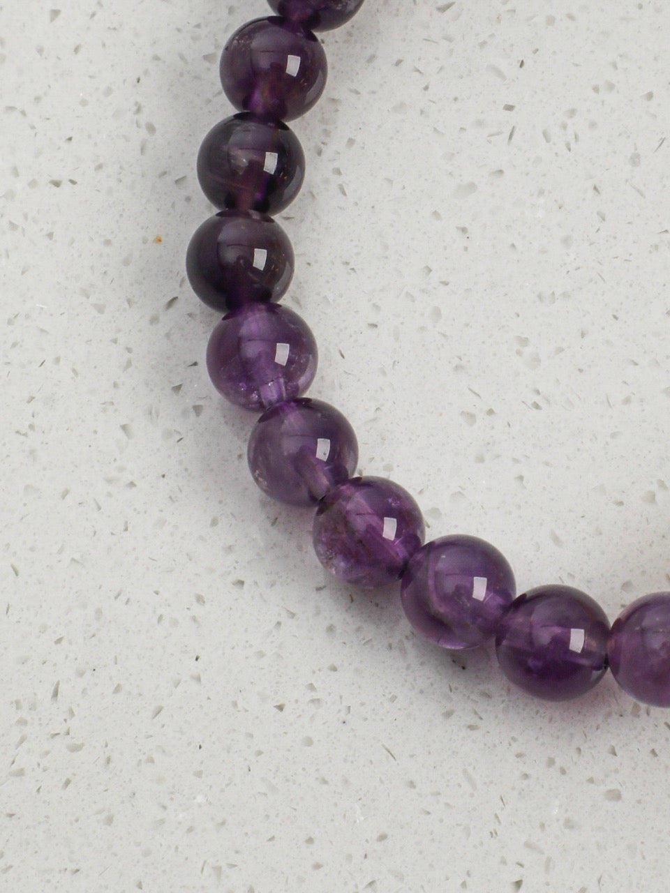 VIOLET GLOW Citrine & Amethyst Bracelet — SITU mineral jewelry detail
