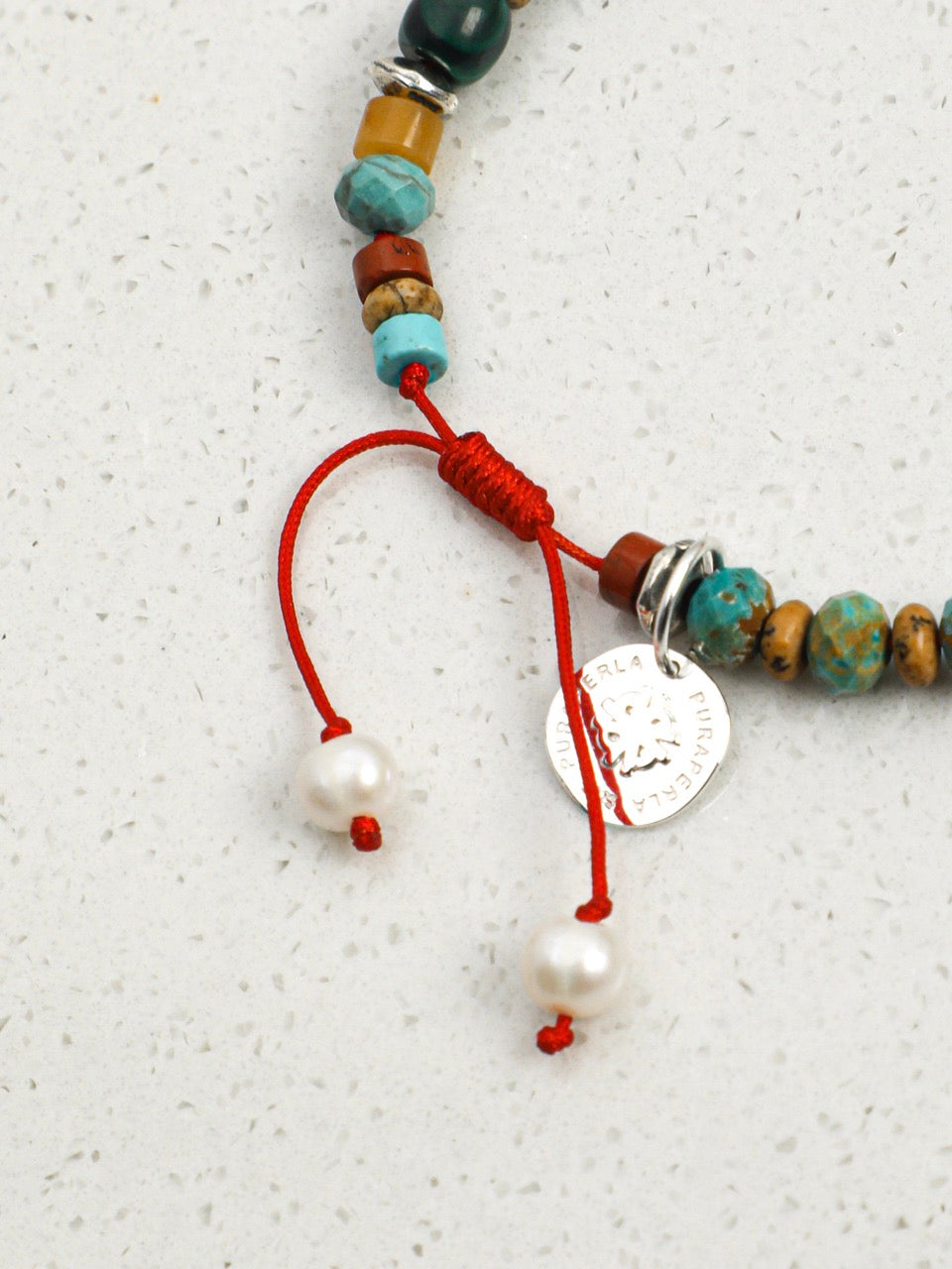 TIGER VINE Malachite & Tiger's Eye Bracelet — SITU mineral jewelry detail