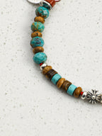 TIGER VINE Malachite & Tiger's Eye Bracelet — SITU mineral jewelry detail