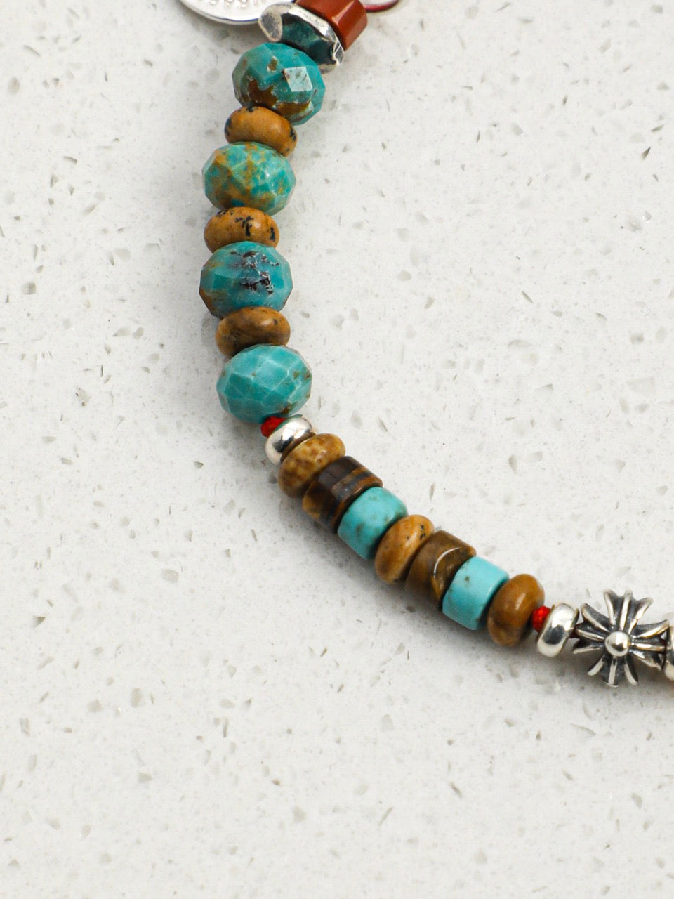 TIGER VINE Malachite & Tiger's Eye Bracelet — SITU mineral jewelry detail