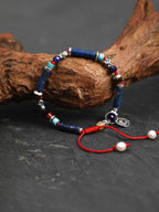 AZURE TIDE Lapis & Raw Mineral Bracelet — SITU mineral jewelry detail