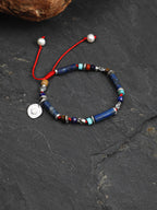 AZURE TIDE Lapis & Raw Mineral Bracelet — SITU mineral jewelry detail