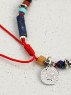 AZURE TIDE Lapis & Raw Mineral Bracelet — SITU mineral jewelry detail