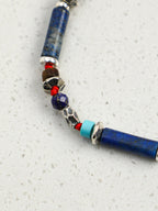 AZURE TIDE · Lapis & Raw Mineral Bracelet