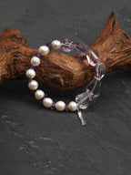 VIOLET DRIFT Amethyst Bracelet — SITU mineral jewelry detail