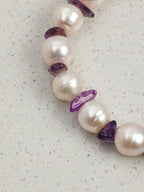 VIOLET DRIFT Amethyst Bracelet — SITU mineral jewelry detail