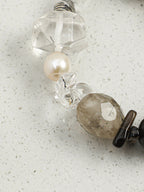 ONYX ROCK · Black Onyx & Rutilated Quartz Bracelet