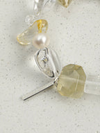 AMBER FLUX Citrine & Quartz Bracelet — SITU mineral jewelry detail