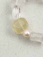 AMBER FLUX Citrine & Quartz Bracelet — SITU mineral jewelry detail