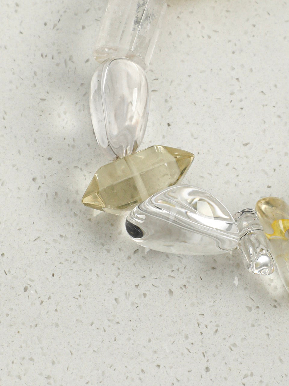 AMBER FLUX · Citrine & Quartz Bracelet