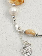 AMBER EDGE Citrine & Quartz Bracelet — SITU mineral jewelry detail