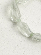 LEMON VINE Green Quartz & Prehnite Bracelet — SITU mineral jewelry detail