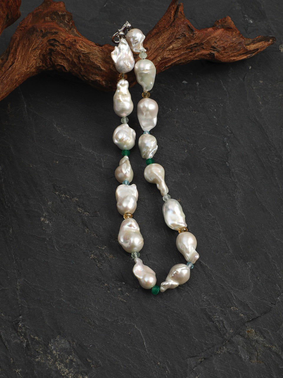 SPLENDID VINE Multi-Stone Necklace — SITU mineral jewelry detail
