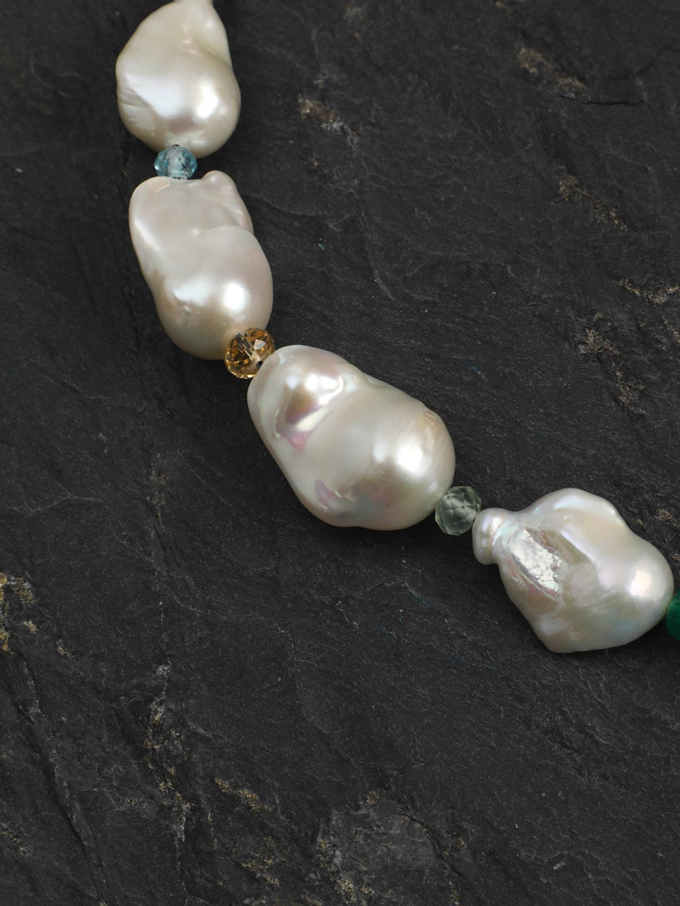 SPLENDID VINE Multi-Stone Necklace — SITU mineral jewelry detail