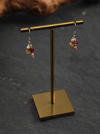 IRIS VINE Mixed Gemstone Earrings — SITU mineral jewelry detail