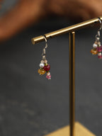 IRIS VINE Mixed Gemstone Earrings — SITU mineral jewelry detail