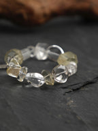 AMBER FLUX · Citrine & Quartz Bracelet