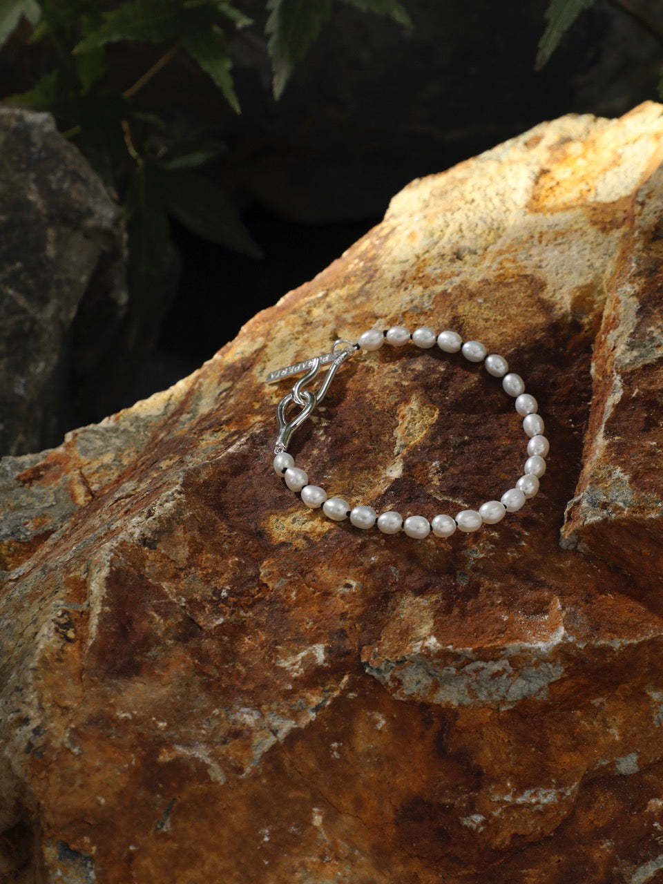 AURORA RIPPLE Pearl Strand Bracelet — SITU mineral jewelry detail