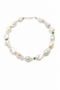 SPLENDID VINE Multi-Stone Necklace by SITU — natural stone sterling silver jewelry