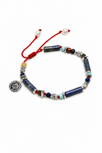 AZURE TIDE Lapis & Raw Mineral Bracelet by SITU — natural stone sterling silver jewelry