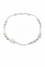STARK INK Clear Quartz & Tourmaline Necklace by SITU — natural stone sterling silver jewelry