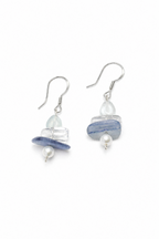 AZURE TIDAL Aquamarine & Kyanite Earrings by SITU — natural stone sterling silver jewelry
