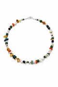 MULTIVERSE CRAG Multi-Stone Necklace by SITU — natural stone sterling silver jewelry