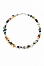MULTIVERSE CRAG Multi-Stone Necklace by SITU — natural stone sterling silver jewelry
